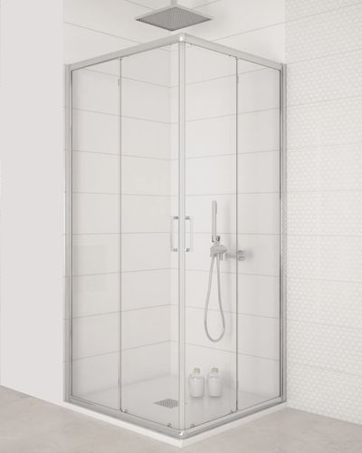 Paroi de douche coulissante - SP-ASC - TDA - d'angle / en verre trempé