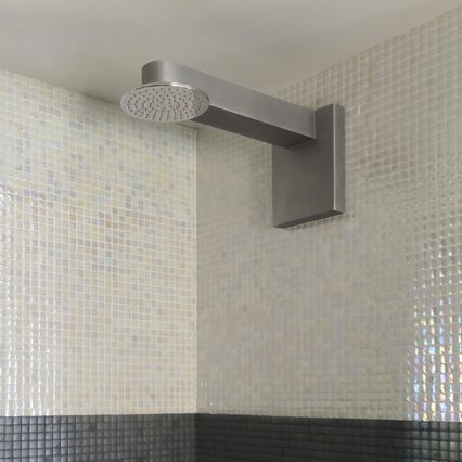 Pommeau de douche mural - SEQUENTIAL - Inbeca Wellness Equipment S.L - rond / pluie / avec chromothérapie