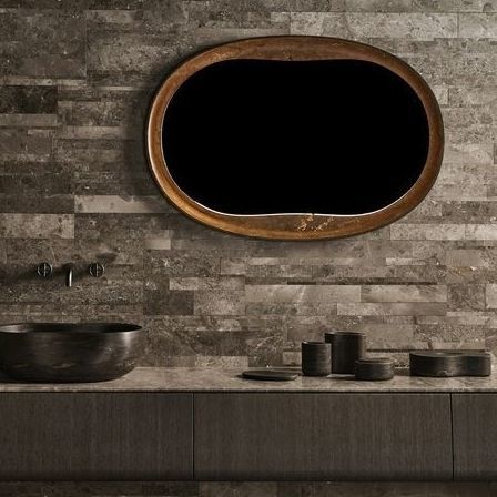 Plaque de pierre murale - ANIMA - Salvatori - pour agencement intérieur / pour bassin / pour salle de bain