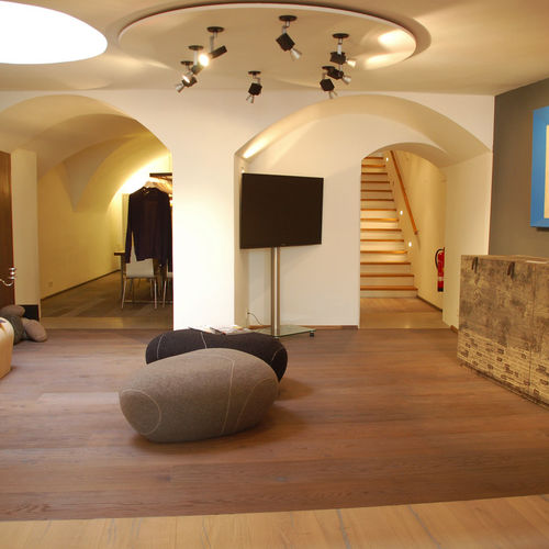 Parquet contrecollé - COUNTRY VULCANO RIVA MEZZO / WHITE OIL - mafi Naturholzboden GmbH - en chêne / huilé / brossé