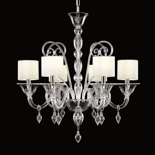 Lustre de style - AMERICANO - MULTIFORME - en verre soufflé / en verre de Murano / à LED