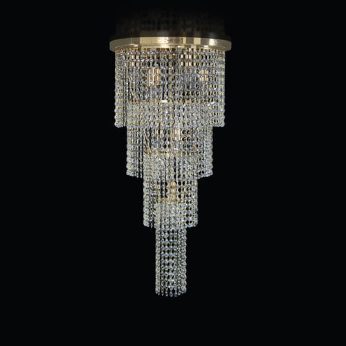 Plafonnier contemporain - STRATUS - MULTIFORME - rond / en cristal / à LED