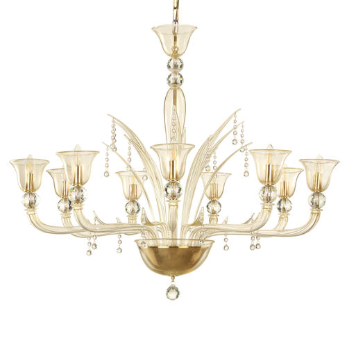 Lustre de style - TRESOR - MULTIFORME - en cristal / en verre de Murano / en verre soufflé