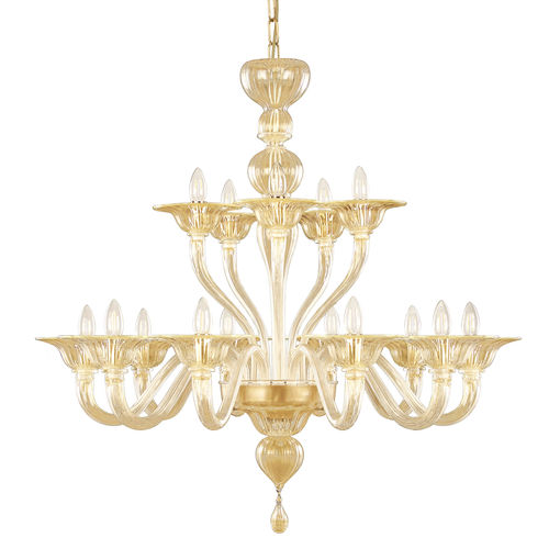 Lustre classique - SIMPLICISSIMUS 360 - MULTIFORME - en verre soufflé / en verre de Murano / à LED