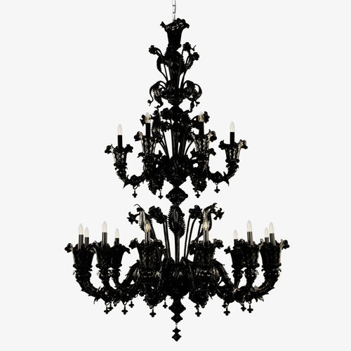 Lustre de style - GIUDECCA - MULTIFORME - en cristal / en verre de Murano / à incandescence
