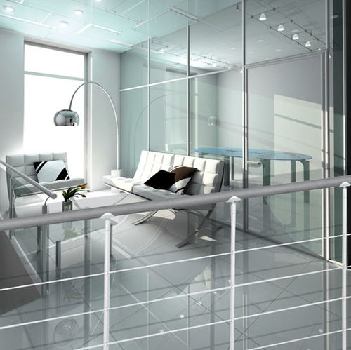 Garde-corps en inox - SILVER - Atrium - de type balustrade / d'intérieur / pour escalier