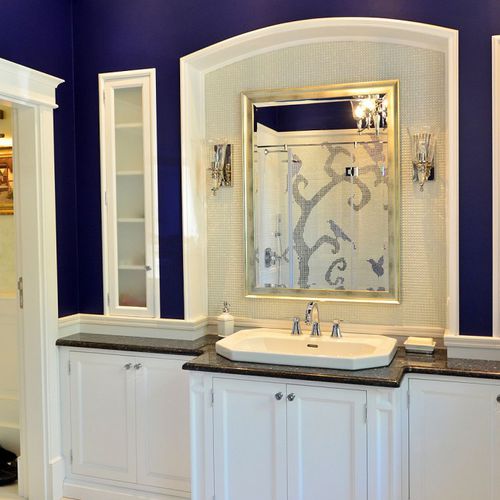 Miroir de salle de bain mural - AKAN-handmade furniture - classique / rectangulaire