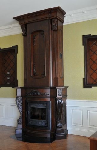 Manteau de cheminée classique - OTHER - AKAN-handmade furniture - en bois