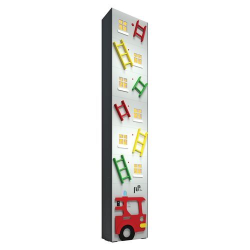 Mur d'escalade interactif - THE FIREMAN’S  - Walltopia - fixe / pour aire de jeux / d'extérieur