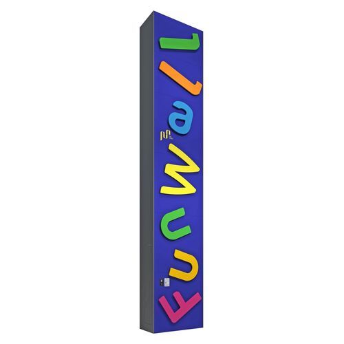 Mur d'escalade fixe - FUN   - Walltopia - pour aire de jeux / d'extérieur
