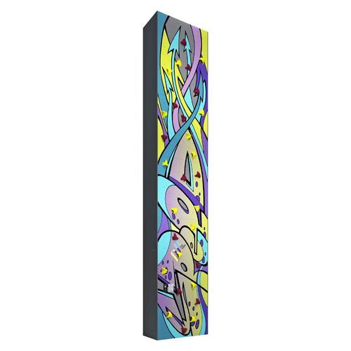 Mur d'escalade fixe - GRAFFITI SPEED  - Walltopia - pour aire de jeux / d'extérieur