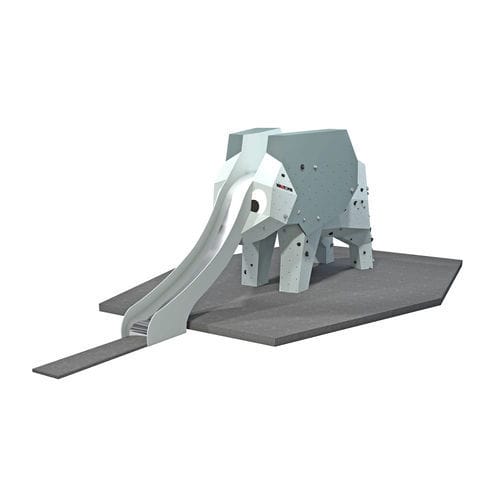 Structure de jeu pour aire de jeux - HAPPY ELEPHANT  - Walltopia - en inox / en contreplaqué / pour escalade