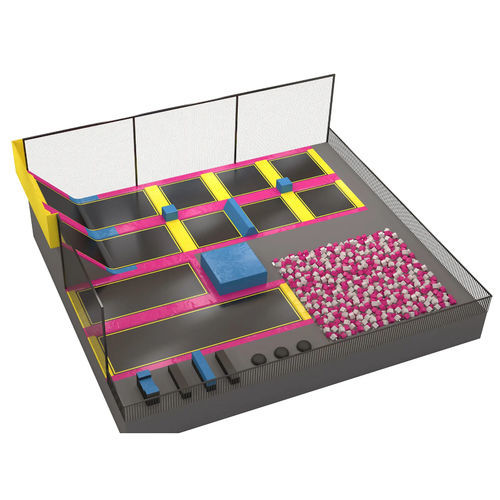 Trampoline pour aire de jeux - KIDS COURT  - Walltopia - carré / pour espace public / pour école maternelle