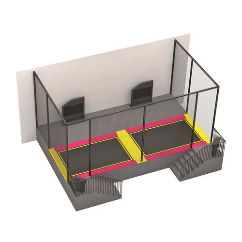 Trampoline pour aire de jeux - VALO JUMP DOUBLE  - Walltopia - carré / pour espace public / pour école maternelle