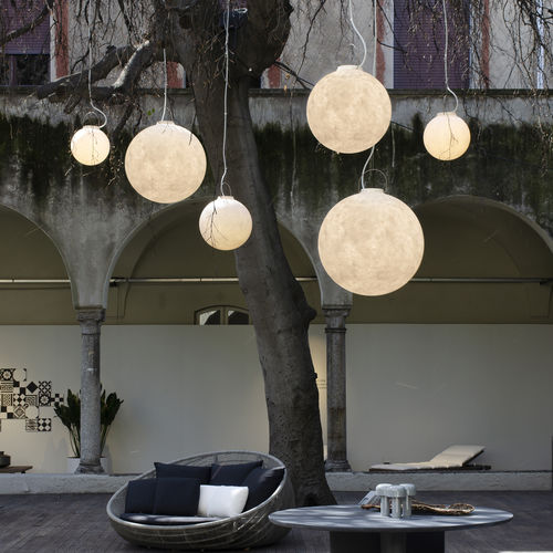 Suspension - LUNA OUT - in-es artdesign - en acier / en Nebulite® / en Laprene®
