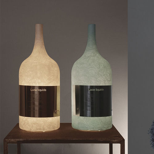 Lampe de table - Luce liquida 1 - in-es artdesign - en acier / en polycarbonate / en Nebulite®