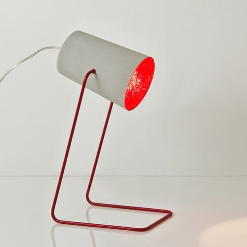 Lampe de table - Paint T cemento - in-es artdesign - en acier / en ciment / en Nebulite®