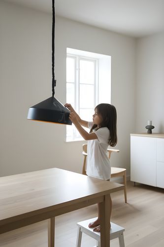 Suspension - Cyrcus lavagna - in-es artdesign - en nylon / en Nebulite® / en Laprene®