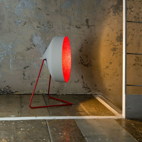 Lampe sur pied - Cyrcus F cemento - in-es artdesign - en acier / en ciment / en Nebulite®
