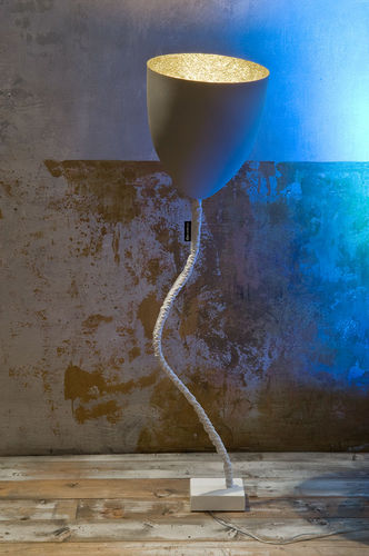 Lampe sur pied - Flower cemento - in-es artdesign - en acier / en fonte / en nylon