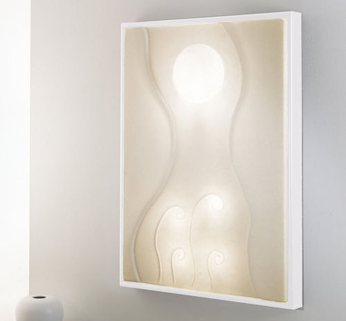 Applique murale contemporaine - Lunar dance - in-es artdesign - d'intérieur / en acier / bois
