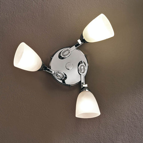 Plafonnier classique - OSIRIDE - EBAN - en verre / en métal / à LED