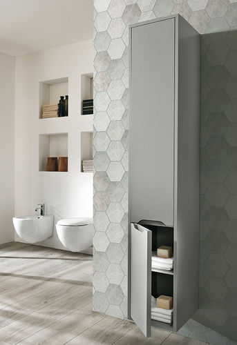 Meuble colonne de salle de bain - LUCIA: H 170 - EBAN - contemporain