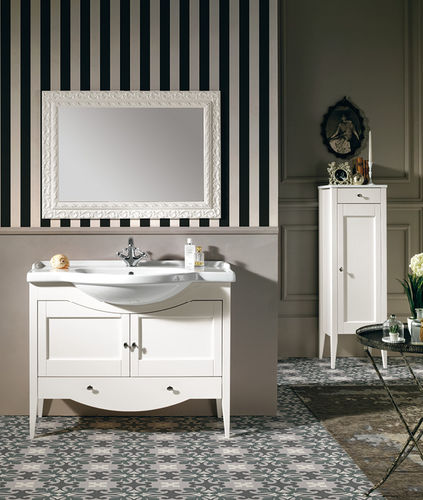 Meuble vasque à poser - SIMONA - EBAN - en bois / classique / avec miroir