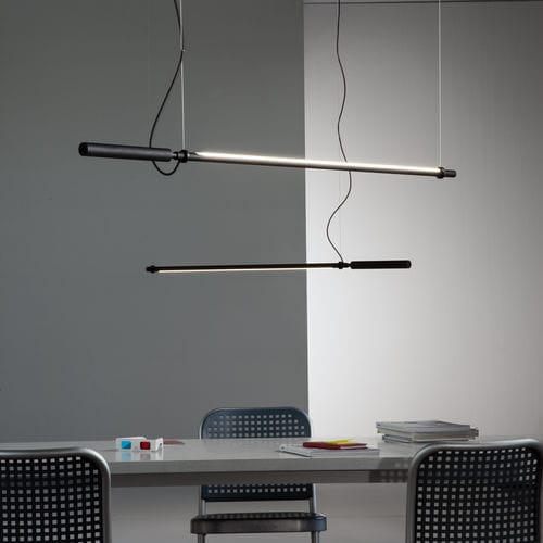 Suspension - COLIBRI' - Martinelli Luce Spa - en aluminium anodisé / en méthacrylate / design original