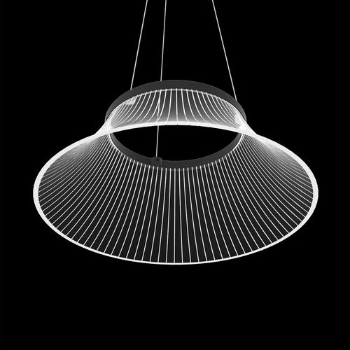 Suspension - PLISSE'  - Martinelli Luce Spa - en aluminium laqué / en méthacrylate / contemporaine