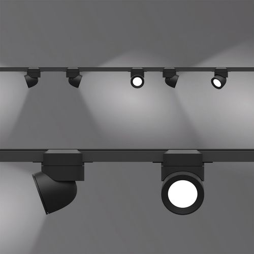 Éclairage sur rail à LED - SISTEMA U - Martinelli Luce Spa - rond / en aluminium / en méthacrylate