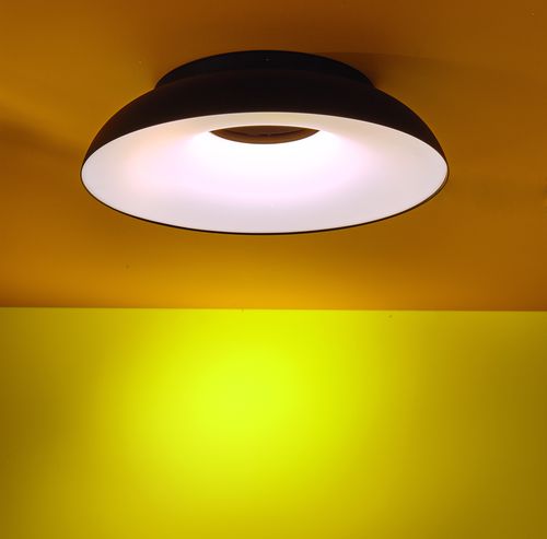 Plafonnier contemporain - MAGGIOLONE  - Martinelli Luce Spa - rond / en aluminium peint / en méthacrylate