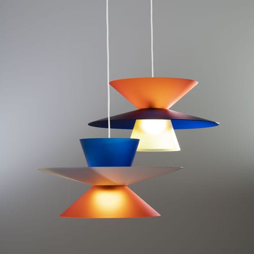 Suspension - LADY GALALA - Martinelli Luce Spa - en aluminium peint / en méthacrylate / contemporaine