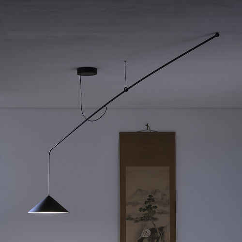 Suspension - VELA - Martinelli Luce Spa - en aluminium peint / en polycarbonate / contemporaine