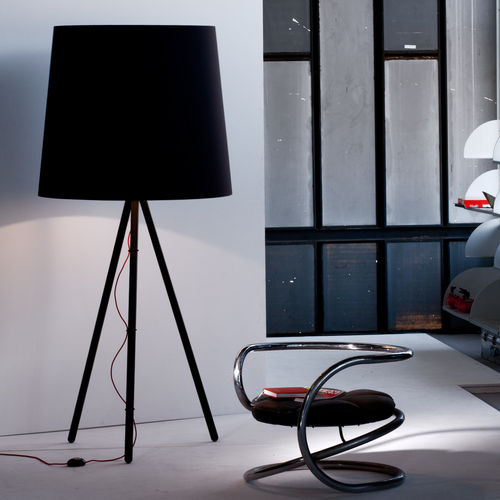 Lampe sur pied - EVA - Martinelli Luce Spa - en aluminium peint / en tissu / design original