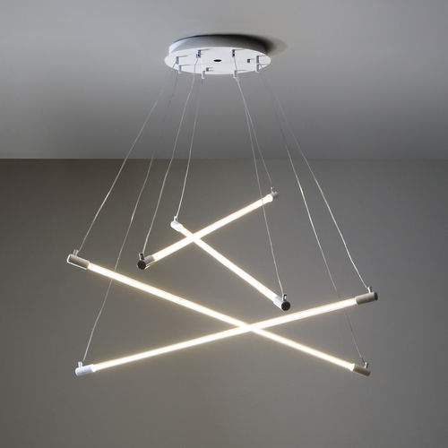 Suspension - SHANGHAI  - Martinelli Luce Spa - en métal peint / en polycarbonate / contemporaine