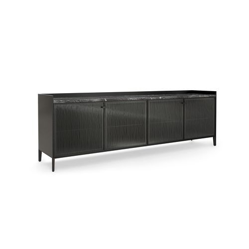 Buffet contemporain - SEGESTA - FIAM ITALIA - aluminium / en métal laqué / bois