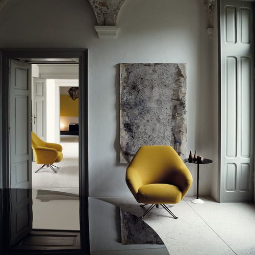 Guéridon contemporain - T1 | T2 - TECNO - en bois / en métal / en verre trempé
