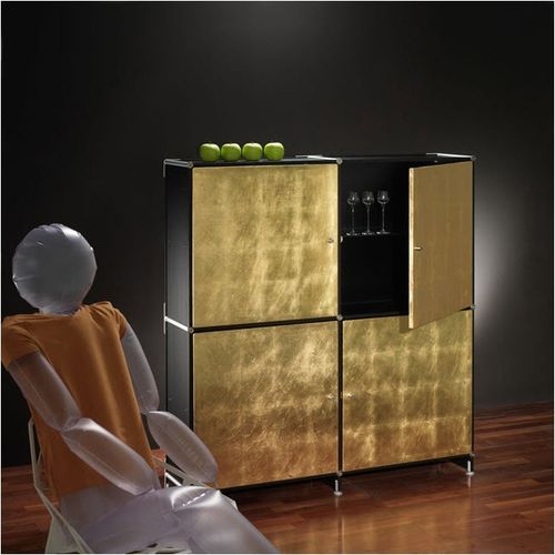 Vaisselier contemporain - GOLD X2 - Fitting - en bois