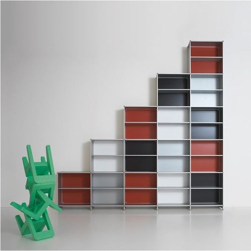 Étagère modulable - STAIR - Fitting - contemporaine / en métal / blanche