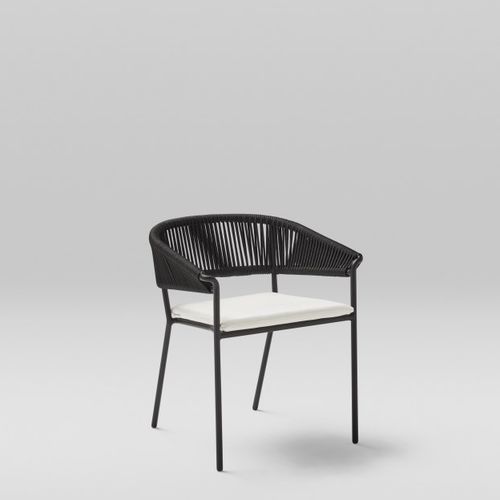 Chaise contemporaine - WEAVE - POINT - d'intérieur / en aluminium / aluminium