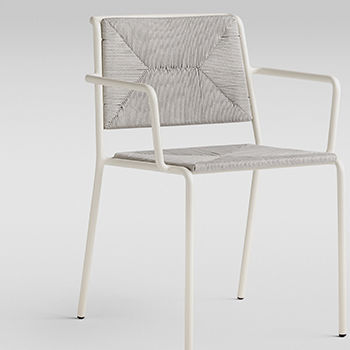Fauteuil relax contemporain - SUMMER - POINT - tissu enduit / en aluminium / en fibre d'oléfine