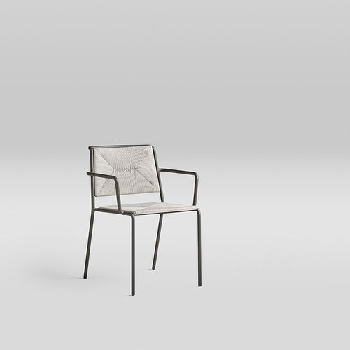 Chaise de salle à manger contemporaine - SUMMER - POINT - urbaine / en aluminium / en corde