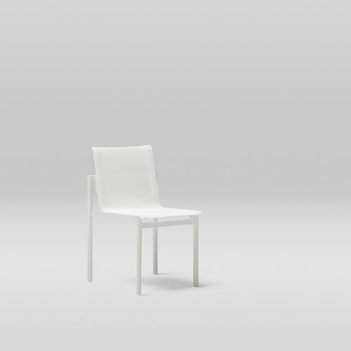 Chaise contemporaine - ORIGIN - POINT - d'intérieur / en aluminium peint / empilable