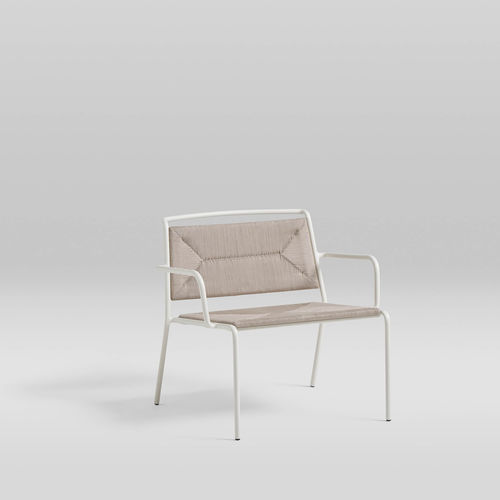 Fauteuil moderne - SUMMER - POINT - en mousse / en corde / en aluminium thermolaqué