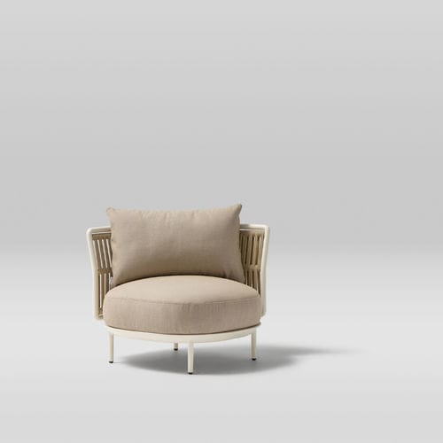 Fauteuil moderne - AMBA - POINT - en mousse de polyuréthane / en corde / en polyester