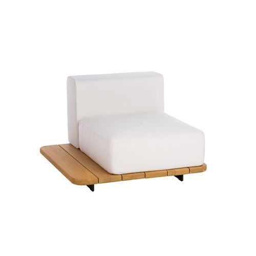 Fauteuil contemporain - PAL - POINT - en mousse / en teck / époxy