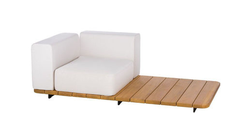 Fauteuil contemporain - PAL - POINT - en mousse / en teck / époxy
