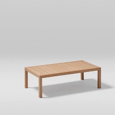 Table basse contemporaine - KUBIK - POINT - en aluminium thermolaqué / en porcelaine / avec piètement en bois