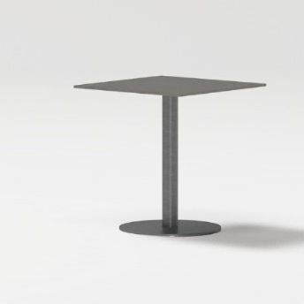 Table à manger contemporaine - LIS - POINT - en aluminium peint / en porcelaine / en teck
